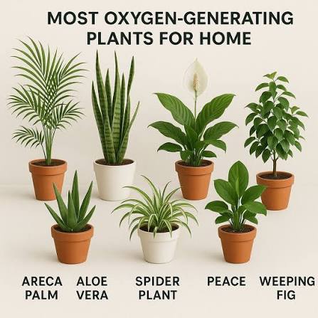 Top oxygen-producing plants suited for your living space include